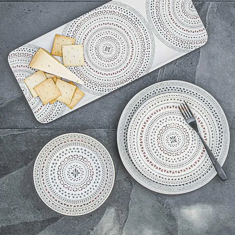 Kirklands Home Outdoor Dining|color Melamine Malena Dinner Plates, Set of 6 Multi