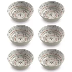 Kirklands Home Outdoor Dining|color Melamine Malena Cereal Bowls, Set of 6 Multi