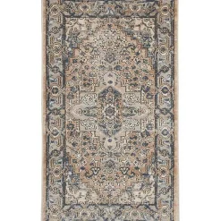 Kirklands Home Area Rugs|Multicolor Nadia Medallion Area Rug, 2x4 Gray
