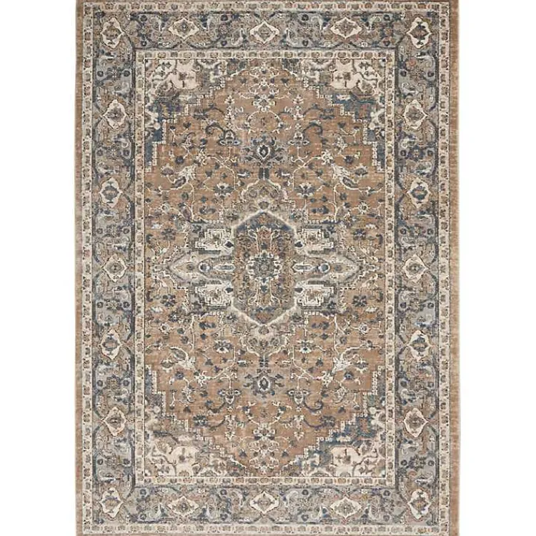 Kirklands Home Area Rugs|Multicolor Nadia Medallion Area Rug, 4x6 Gray