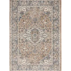 Kirklands Home Area Rugs|Multicolor Nadia Medallion Area Rug, 5x7 Gray