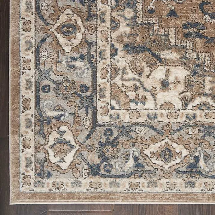 Kirklands Home Area Rugs|Multicolor Nadia Medallion Area Rug, 5x7 Gray