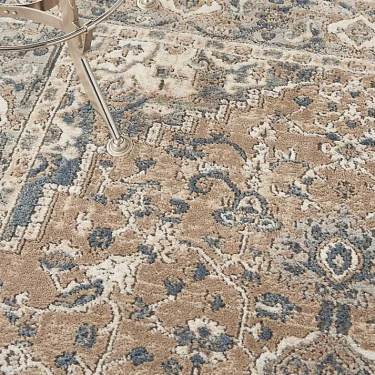 Kirklands Home Area Rugs|Multicolor Nadia Medallion Area Rug, 5x7 Gray