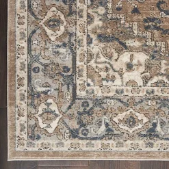 Kirklands Home Area Rugs|Multicolor Nadia Medallion Area Rug, 8x10 Gray