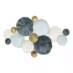Kirklands Home Wall Plaques|Multicolor Round Panel Sasha Wall Plaque