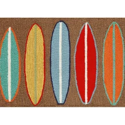 Kirklands Home Doormats|color Surfboard Outdoor Accent Rug, 30x20 Multi