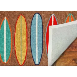 Kirklands Home Doormats|color Surfboard Outdoor Accent Rug, 30x20 Multi