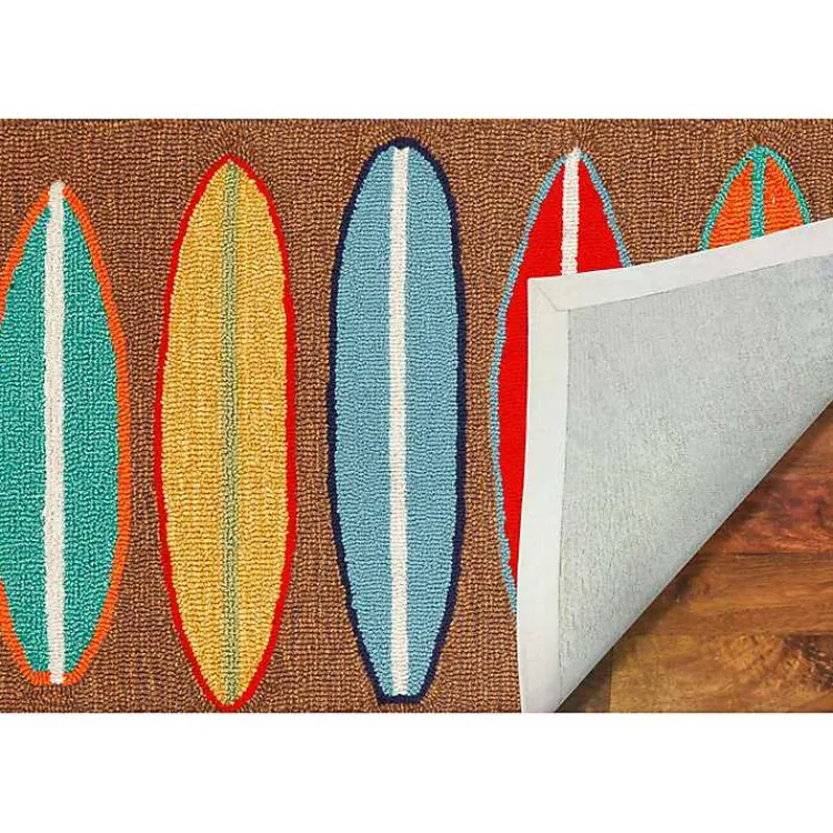 Kirklands Home Doormats|color Surfboard Outdoor Accent Rug, 30x20 Multi