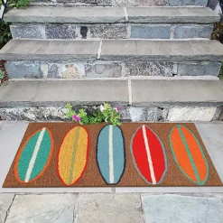 Kirklands Home Doormats|color Surfboard Outdoor Accent Rug, 30x20 Multi