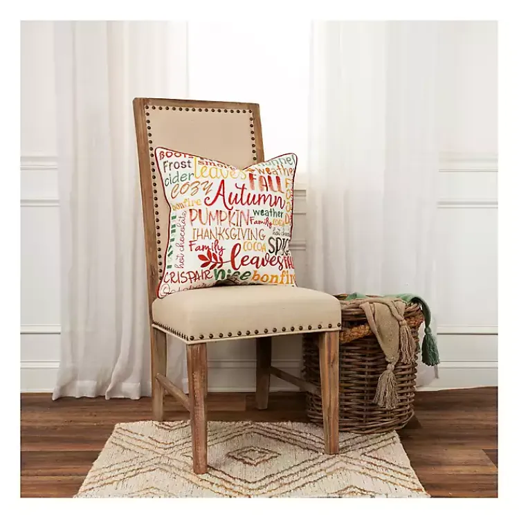 Outlet colored Sentiment Harvest Throw Pillow Fall