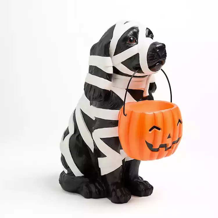 Online Mummy Dog Halloween Statue Halloween