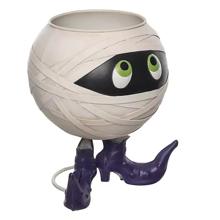 Hot Mummy Halloween Candy Bowl Halloween