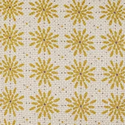 Kirklands Home Outdoor Cushions & Pillows|Mustard Boho Floral Indoor/Outdoor Pillow