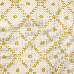 Kirklands Home Outdoor Cushions & Pillows|Mustard Geometric Floral Indoor/Outdoor Pillow