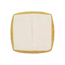 Outlet Mustard Bohemian Ultra-Soft Pouf Poufs & Floor Cushions