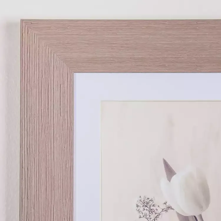 Kirklands Home Framed Art|Muted Springtime Blooms Framed Art Print Gray