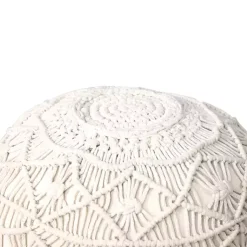 Mystic Macrame Pouf Poufs & Floor Cushions