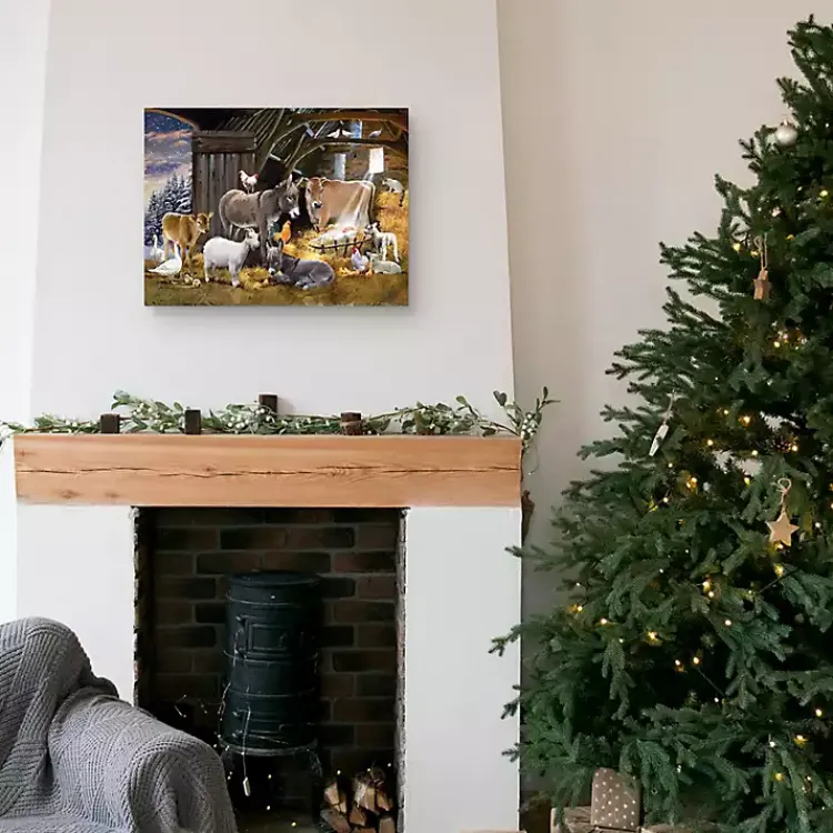 New Nativity Scene Christmas Wall Art Print Christmas Art & Wall Decor