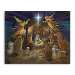 New Nativity Scene Giclee Canvas Art Print Christmas Art & Wall Decor