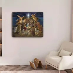 New Nativity Scene Giclee Canvas Art Print Christmas Art & Wall Decor