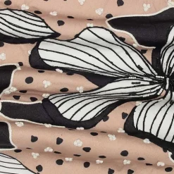 Best Natural & Black Embroidered Floral Throw Pillow Pillows