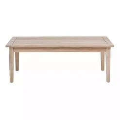 Kirklands Home Outdoor Tables|Natural Acacia Wood Slatted Outdoor Coffee Table Tan