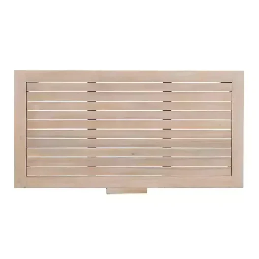 Kirklands Home Outdoor Tables|Natural Acacia Wood Slatted Outdoor Coffee Table Tan