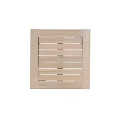 Kirklands Home Outdoor Tables|Natural Acacia Wood Slatted Outdoor Side Table Tan