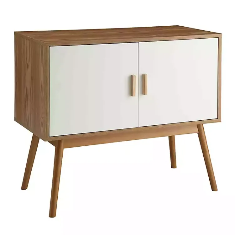Kirklands Home Cabinets & Sideboards|Natural and White Reversible Doors Cabinet