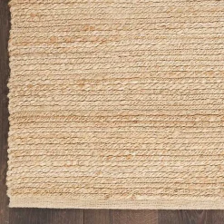 Kirklands Home Area Rugs|Natural Bleached Jute Area Rug, 3x5 Tan