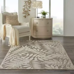 Kirklands Home Outdoor Rugs|Natural Botanical Outdoor Area Rug, 6x9