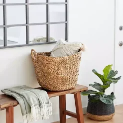 Hot Natural Braided Seagrass Basket Baskets & Boxes