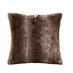 New Natural Textured Faux Fur Pillow Pillows
