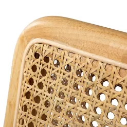 Kirklands Home Office Furniture|Natural Cane Back Linen Office Chair