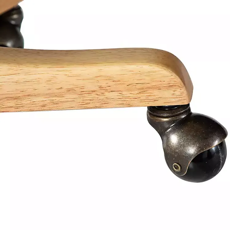 Kirklands Home Office Furniture|Natural Cane Back Linen Office Chair