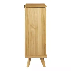 Kirklands Home Dressers & Chests|Natural Cane Jewelry Armoire Tan