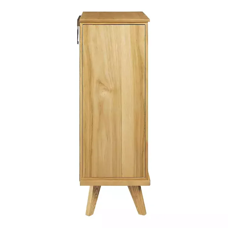 Kirklands Home Dressers & Chests|Natural Cane Jewelry Armoire Tan
