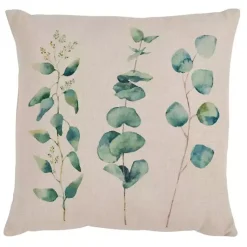 Outlet Natural Eucalyptus Print Pillow Pillows