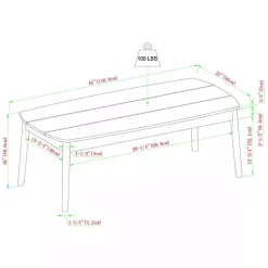 Kirklands Home Outdoor Tables|Natural Eucalyptus Wood Outdoor Coffee Table Tan