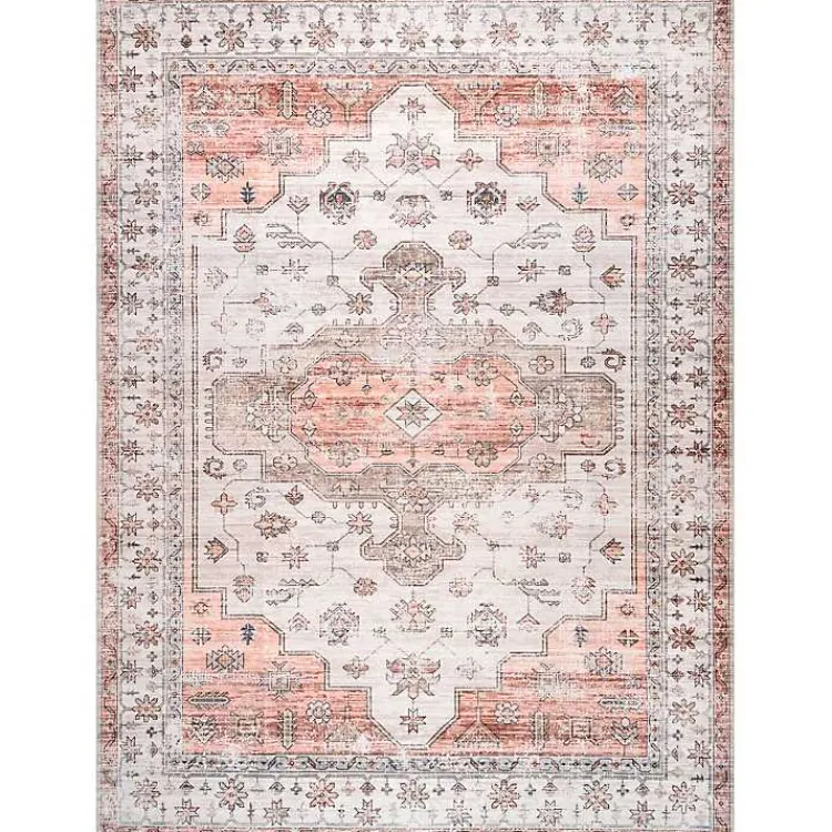 Kirklands Home Area Rugs|Natural Faded Vintage Washable Area Rug, 3x5
