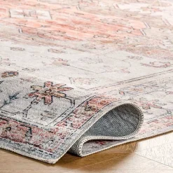 Kirklands Home Area Rugs|Natural Faded Vintage Washable Area Rug, 4x6