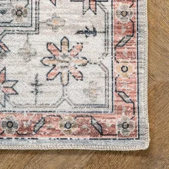 Kirklands Home Area Rugs|Natural Faded Vintage Washable Area Rug, 4x6