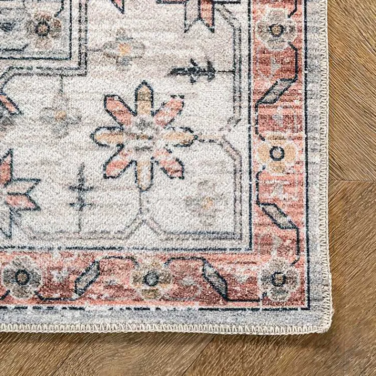 Kirklands Home Area Rugs|Natural Faded Vintage Washable Area Rug, 4x6