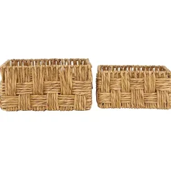 Natural Fibers 2-pc. Jute Basket Set Baskets & Boxes