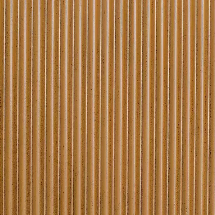 Kirklands Home Coffee Tables|Natural Fluted Hexagon Coffee Table Tan