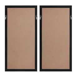 Kirklands Home Framed Art|Natural Geometric Rice Paper Framed Art, Set of 2 Tan