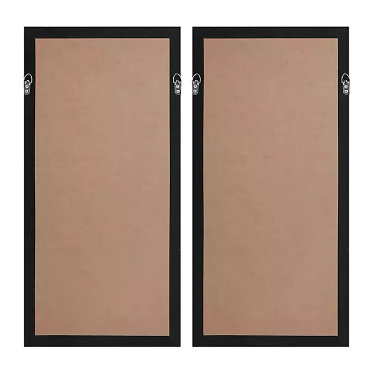 Kirklands Home Framed Art|Natural Geometric Rice Paper Framed Art, Set of 2 Tan