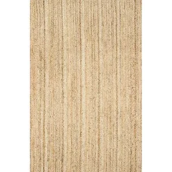 Kirklands Home Area Rugs|Natural Hand Woven Rigo Jute Area Rug, 10x13 Tan