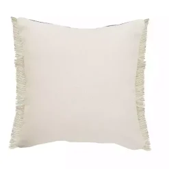 Natural Jute Braided Stripe Throw Pillow, 20 in. Pillows