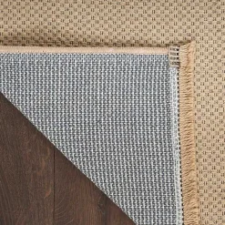 Kirklands Home Area Rugs|Natural Jute Solid Woven Area Rug, 5x7 Tan